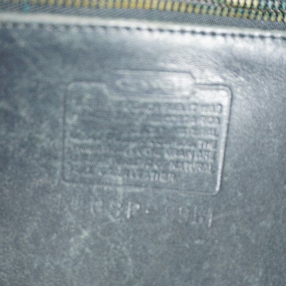 Women's Coach Black Leather Shoulder Bag One Size - Picture 8 of 8